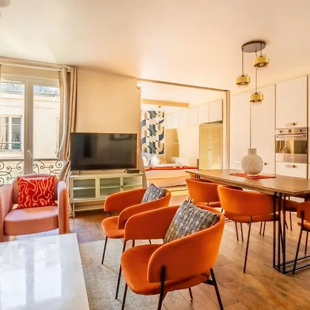 Le Marais - Les Halles Colorful & Modern 3bd