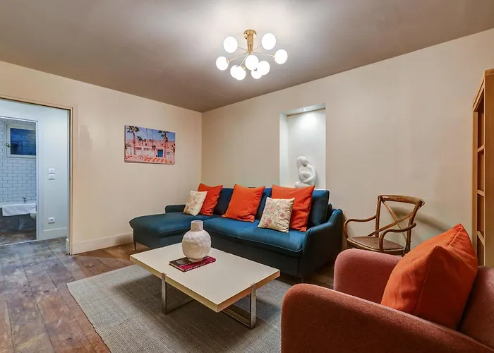 Apartmán Le Marais - Les Halles Colorful & Modern 3bd