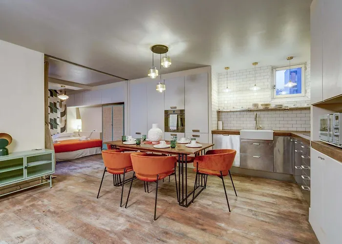 Apartmán Le Marais - Les Halles Colorful & Modern 3bd Paříž