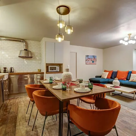 Le Marais - Les Halles Colorful & Modern 3bd Appartement